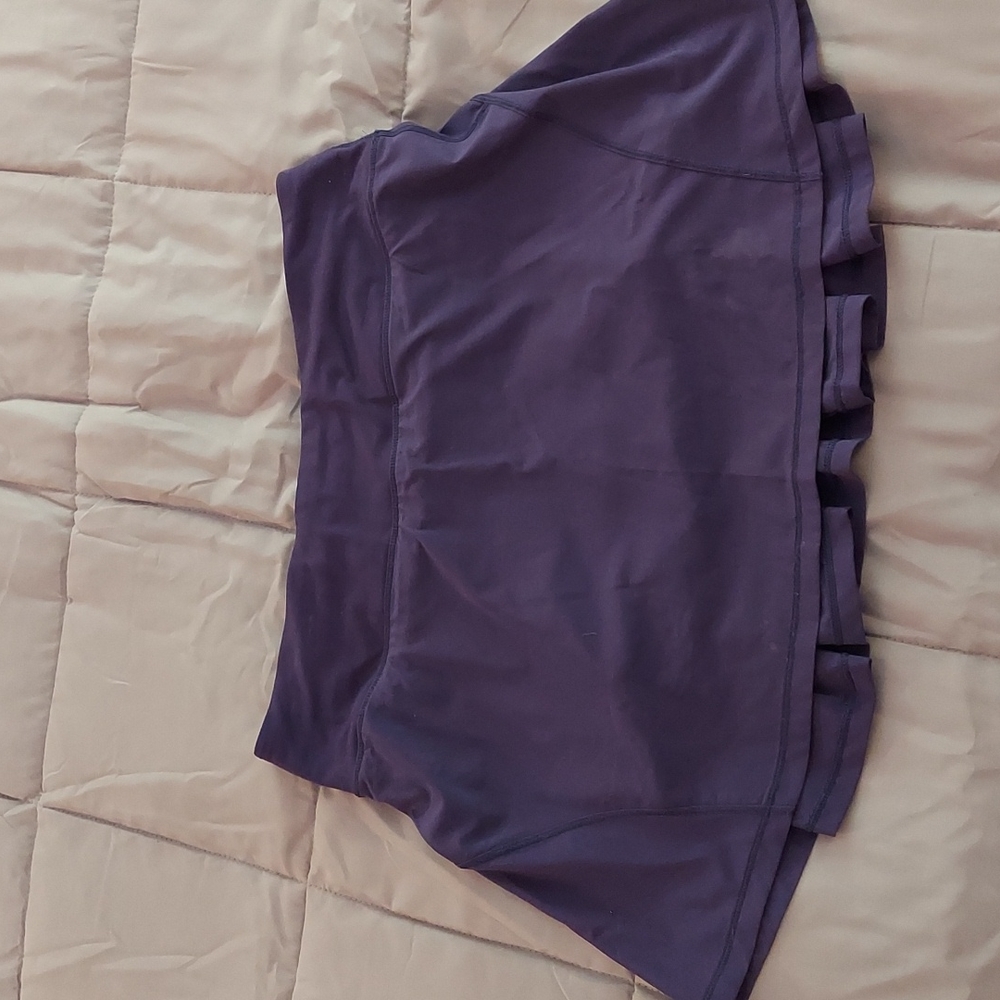 Lululemon purple skort with matching built in shorts